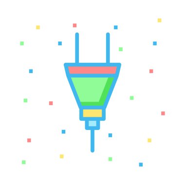 Yeşil fiş renkli noktalar beyaz zemin üzerine 