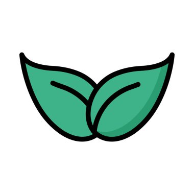 beyaz arkaplanda yeşil yapraklar izole