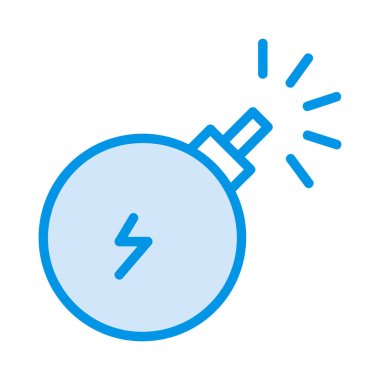  enerji basit vektör simgesi 