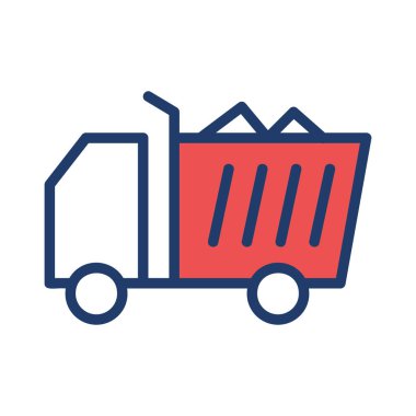 Beyaz arka plan üzerinde izole kırmızı minibüs