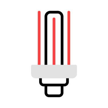 enerji kavramı satırı simgesi, vektör çizim