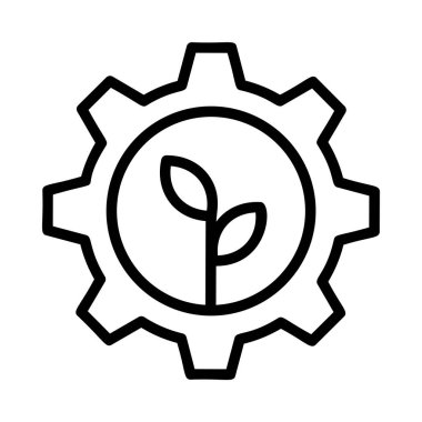 enerji ikonu vektör illüstrasyonu