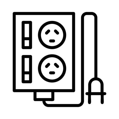 enerji ikonu vektör illüstrasyonu