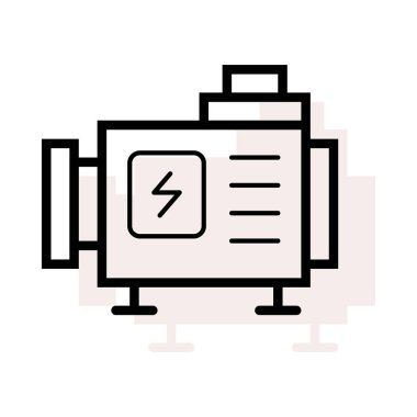 Converter flash sembol bej gölge beyaz zemin üzerine izole ile