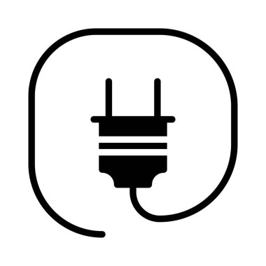  enerji basit vektör simgesi 