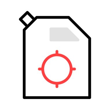 enerji kavramı satırı simgesi, vektör çizim