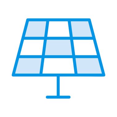 Güneş pili beyaz arka plan üzerinde izole  