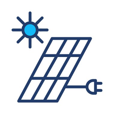 enerji ikonu vektör illüstrasyonu 