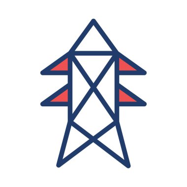 Beyaz arka plan üzerinde izole güç istasyonu