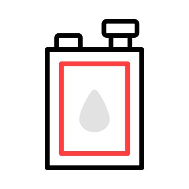 enerji kavramı satırı simgesi, vektör çizim