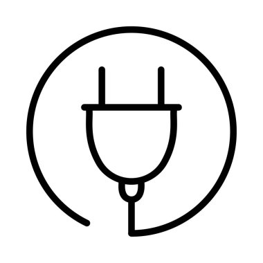 enerji ikonu vektör illüstrasyonu 