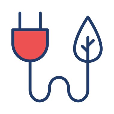 enerji ikonu vektör illüstrasyonu 