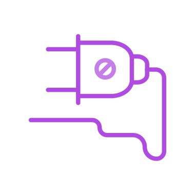 Anahat mor fiş üzerinde izole beyaz arka plan