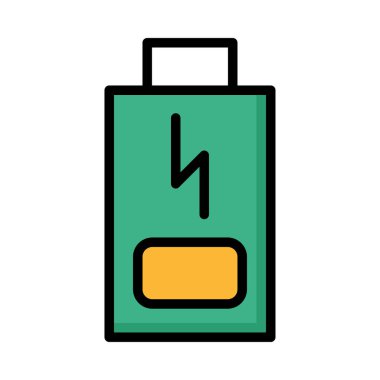 Beyaz arka plan üzerinde izole sembolü ile USB flash