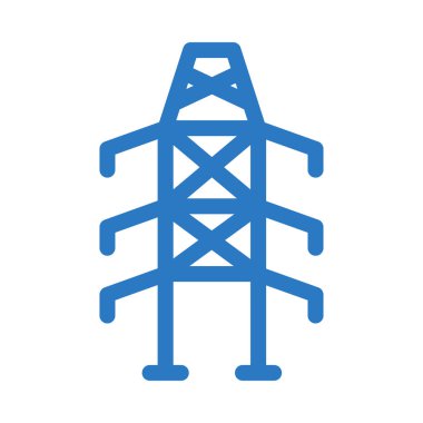 Beyaz arka plan üzerinde izole mavi güç istasyonu 