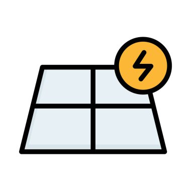 Flash üzerinde izole beyaz arka plan ile güneş pili