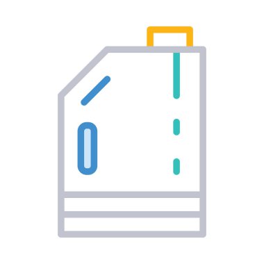 Beyaz arka plan üzerinde izole basit teneke kutu