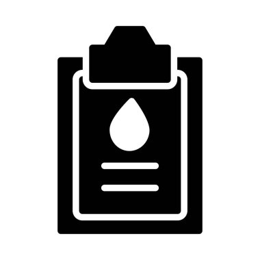 Glif plaka ile kağıt ve beyaz arka plan üzerinde izole bırak