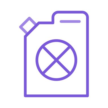 Beyaz arka plan üzerinde izole anahat teneke kutu