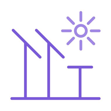 enerji ikonu vektör illüstrasyonu 