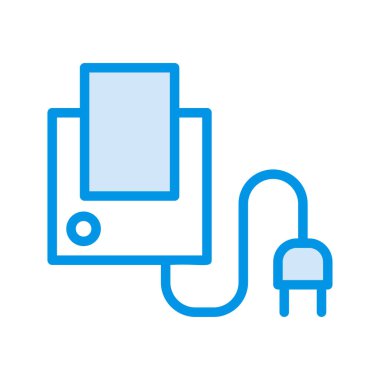  enerji basit vektör simgesi 