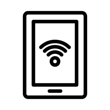 wifi simgesi vektör illüstrasyonu