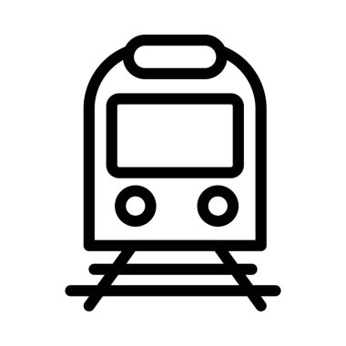 tren simgesi vektör illüstrasyonu 