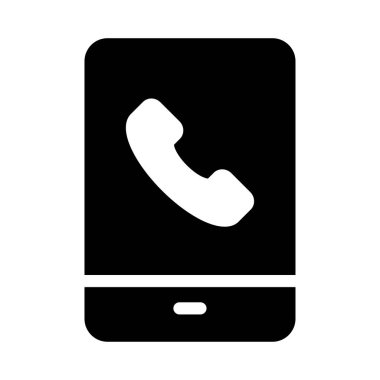 Telefon simgesi vektör illüstrasyonu