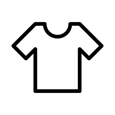 t-shirt simgesi vektör illüstrasyonu 