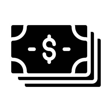 Dolar simgesi vektör illüstrasyonu 