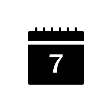 Takvim simgesi vektör illüstrasyonu