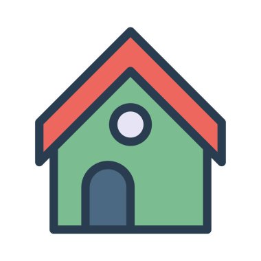 ev simgesi vektör illüstrasyonu