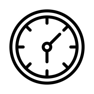 Saat simgesi vektör illüstrasyonu