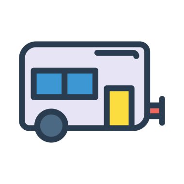 bus simgesi vektör illüstrasyonu 