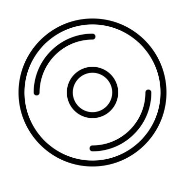 Çörek ikonu vektör illüstrasyonu 