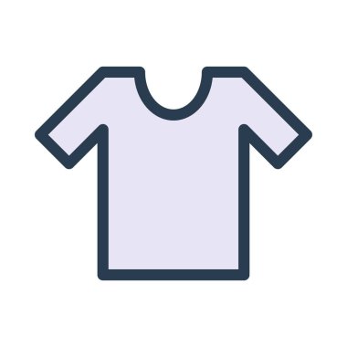 t-shirt simgesi vektör illüstrasyonu