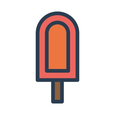 icecream ikon vektör illüstrasyonu