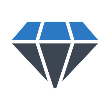 Elmas simgesi vektör illüstrasyonu 