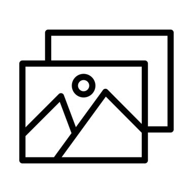 resim simgesi vektör illüstrasyonu 