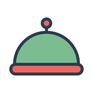 Çanak simge vektör çizim