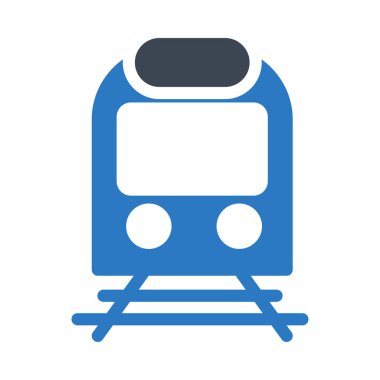 tren simgesi vektör illüstrasyonu 