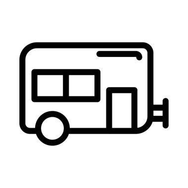 ev araba simge vektör çizim 