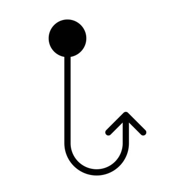 balık kancası vektör illüstrasyonu