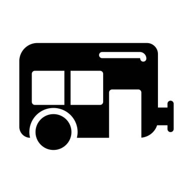 bus simgesi vektör illüstrasyonu 