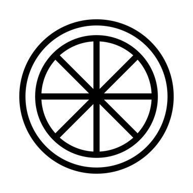 çark simge vektör çizim 