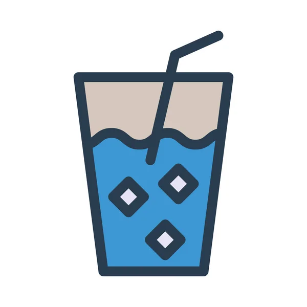 Cocktail Symbol Vektor Illustration — Stockvektor