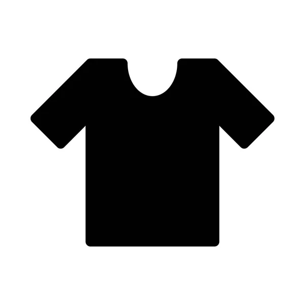 Camiseta Icono Vector Ilustración — Archivo Imágenes Vectoriales