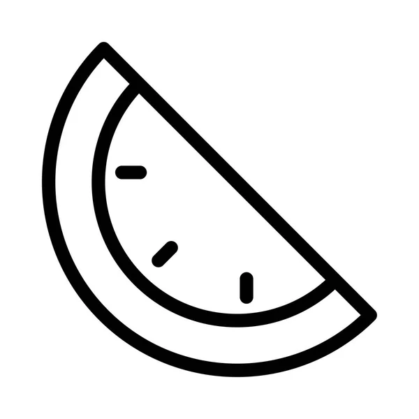 Wassermelone Symbol Vektor Illustration — Stockvektor