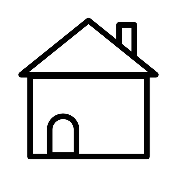Casa Icona Vettoriale Illustrazione — Vettoriale Stock