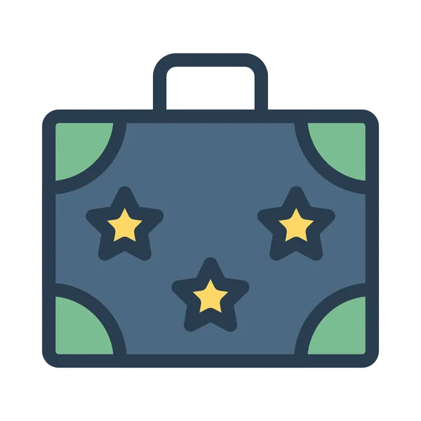 Luggage Icon Vector Illustration — Stock Vector